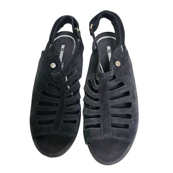 Romika Mokassetta 287 Dress Sandal Black Size 7/37 - Picture 5 of 12